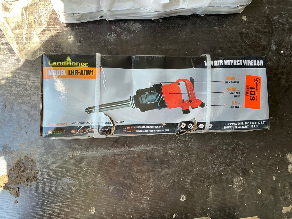 1" LandHonor Air Impact Wrench
