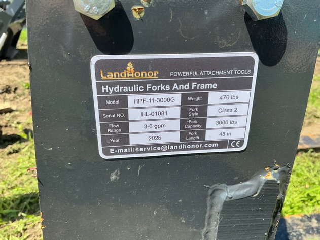 Image for LandHonor Hydraulic Pallet Forks and Frame