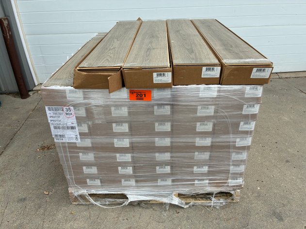Image for 1148.55 sqft Revwood Select Ashby Cliffs Suede Brown Oak Mohawk Waterproof Click Laminate Plank