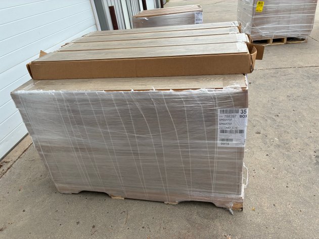 Image for 1148.55 sqft Revwood Select Ashby Cliffs Suede Brown Oak Mohawk Waterproof Click Laminate Plank
