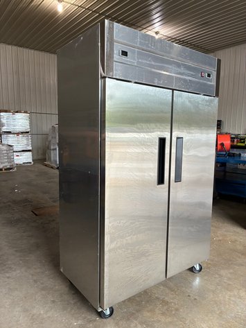 Image for Dual Zones Commercial Refrigerator and Freezer Combo with Adjustable Shelves in Stainless Steel