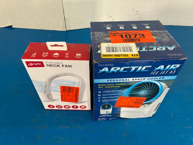 Image for Arctic Air Ice Jet X3 150 Sq Ft 3 Speed Portable Conditioner And Cooler and Neck Fan