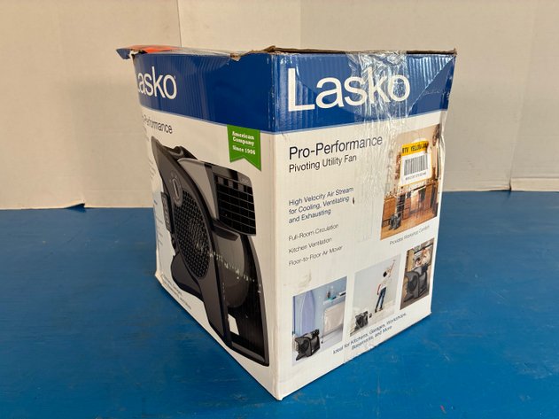 Image for Lasko U15610 Pro-Performance Pivoting Utility Blower Fan