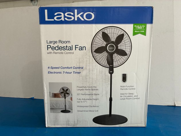 Image for Lasko 20 In. Oscillating Pedestal Fan With Remote Control - S20625