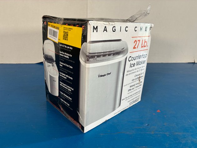 Image for Magic Chef Portable Countertop Bullet Ice Maker Stainless Steel 27lbs HMIM27ST