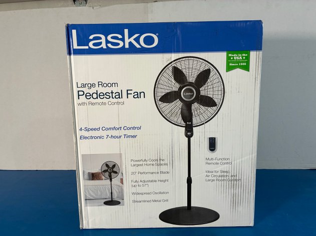 Image for Lasko 20 In. Oscillating Pedestal Fan With Remote Control - S20625