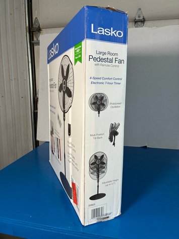 Image for Lasko 20 In. Oscillating Pedestal Fan With Remote Control - S20625
