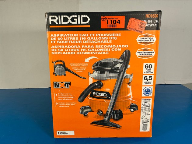 Image for Ridgid 16 Gallon Wet/Dry Vacuum With Blower