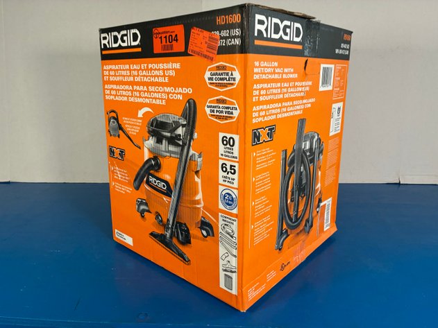 Image for Ridgid 16 Gallon Wet/Dry Vacuum With Blower