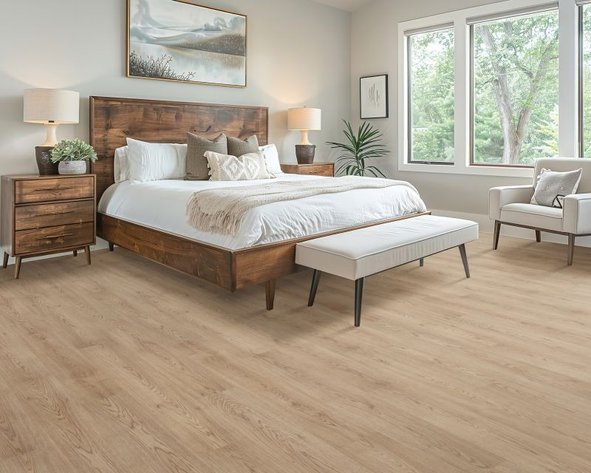 Image for 912.95 sqft Arden Cliffs Aged Burlap Oak Mohawk Waterproof Click Laminate Plank