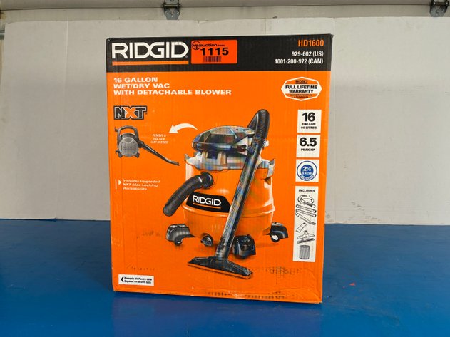 Image for Ridgid 16 Gallon Wet/Dry Vacuum With Blower
