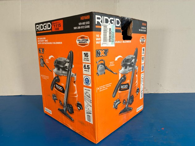 Image for Ridgid 16 Gallon Wet/Dry Vacuum With Blower