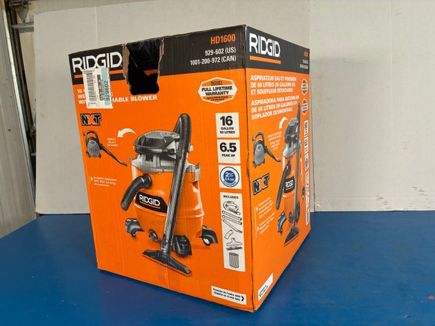 Image for Ridgid 16 Gallon Wet/Dry Vacuum With Blower