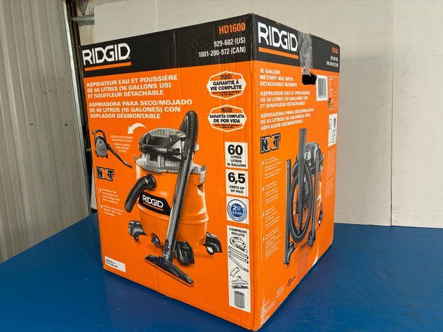 Image for Ridgid 16 Gallon Wet/Dry Vacuum With Blower