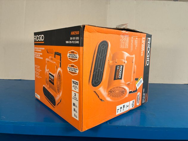 Image for Ridgid AM2560 1625 CFM Blower Fan Air Mover With Handle And Wheels