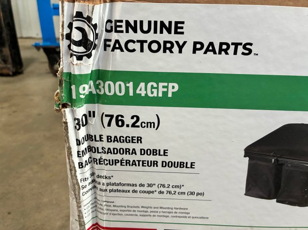 Image for Troy-Bilt 19A30014OEM Riding Mower Bagger, 3.25 Bu Capacity, Nylon, For: And MTD 30 In Deck Mowers