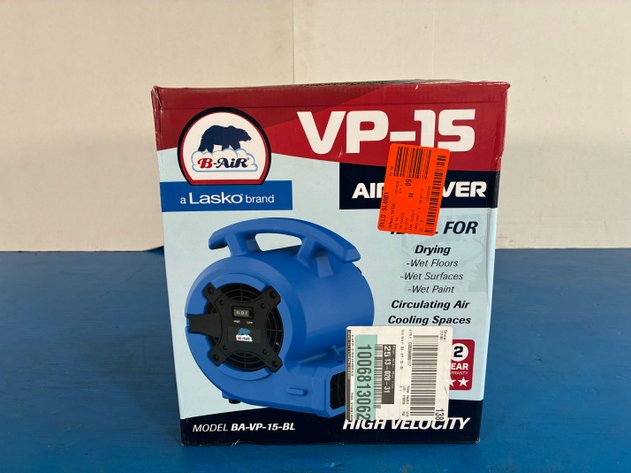 Image for B-Air VP-15 ⅛ HP Compact Residential Mover & Blower Fan: Blue