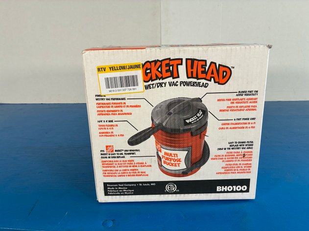 Image for Emerson Tools Co Bucket Head BH0100 Wet/Dry Vac Powerhead