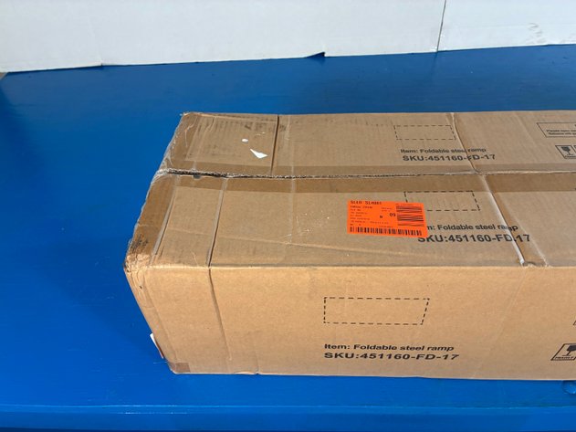 Image for Pack of 2 Folding Loading Ramp, 950 lbs. Max Folding Ramp for Moto and Bike Access Ramp