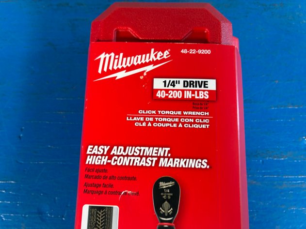 Image for Milwaukee 48-22-9200 1/4” Drive Click Torque Wrench (40-200 In·lbf)