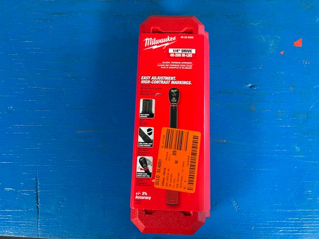 Image for Milwaukee 48-22-9200 1/4” Drive Click Torque Wrench (40-200 In·lbf)