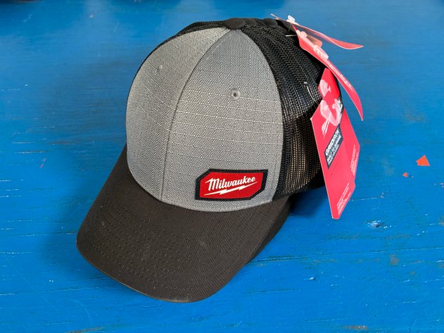 Image for (5) Milwaukee Gridiron Snapback Trucker Hat Gray