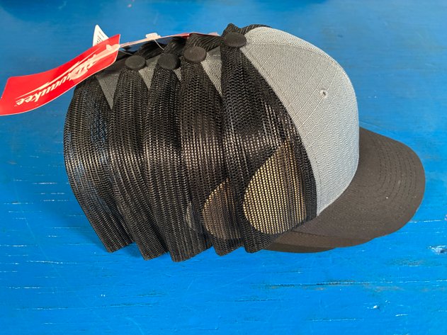 Image for (5) Milwaukee Gridiron Snapback Trucker Hat Gray