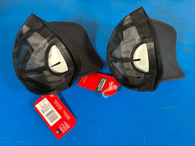 Image for (2) Milwaukee GridIron Snapback Gray & Black Trucker Hats
