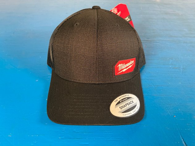Image for Milwaukee GridIron Snapback Black Trucker Hat
