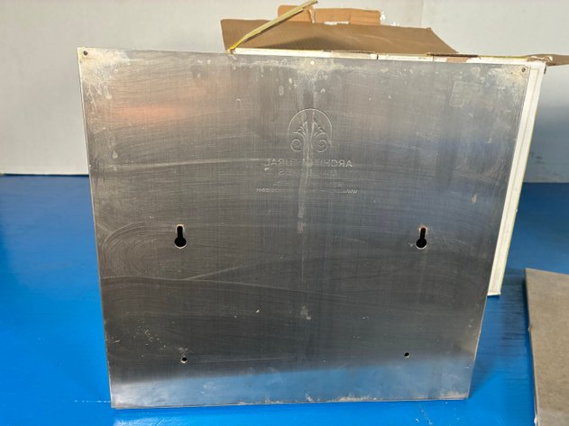 Image for Architectural Mailboxes Maya Stainless Steel Wall Mount Silver Mailbox