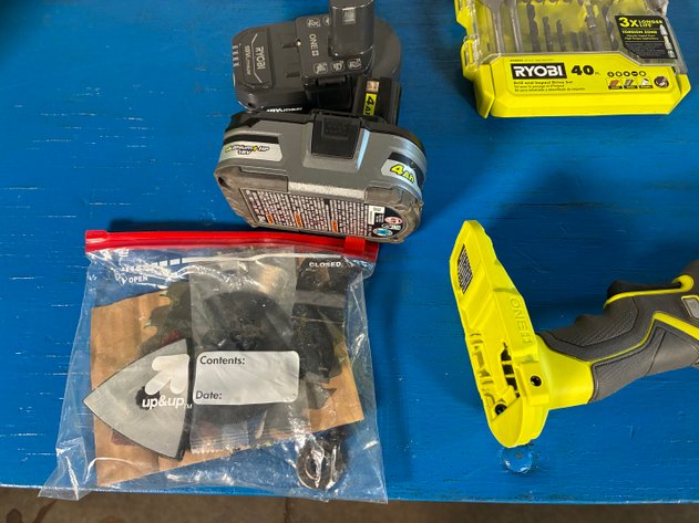 Image for Ryobi ONE+ 18V Cordless 6-Tool Combo Kit With 1.5 Ah Battery, 4.0 Ah Battery, And Charger