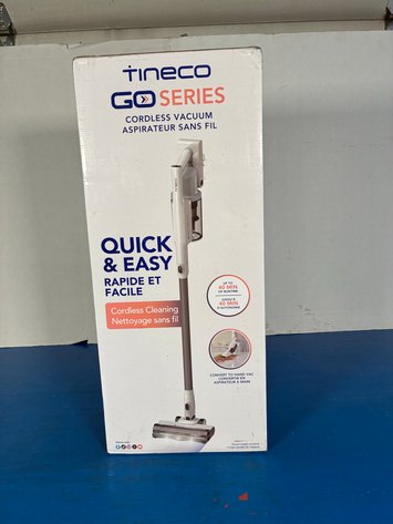 Image for Tineco GO Cordless Stick Vacuum Powder GO203 Blue: 2-Year Warranty, Multi-Surface, Cyclonic Filter, 3 Speeds, Bagless