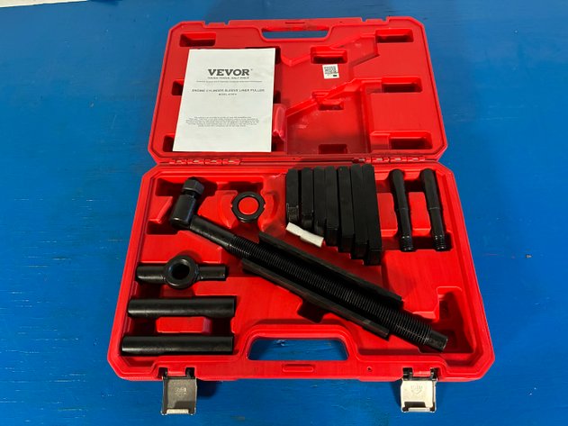 Image for Vevor Cylinder Liner Puller Set Dry/Wet-Type Diesel Engines Liner Puller Tool 75 mm to 138 mm for Universal Auto Repair
