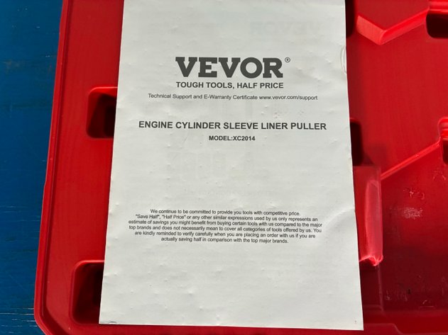 Image for Vevor Cylinder Liner Puller Set Dry/Wet-Type Diesel Engines Liner Puller Tool 75 mm to 138 mm for Universal Auto Repair