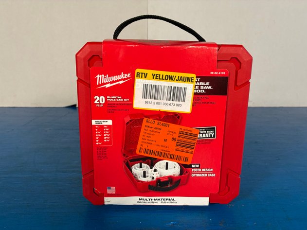 Image for Milwaukee Tool Hole Saw Kit,20pcs, Sizes:0.75