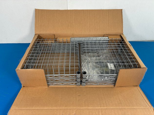 Image for FCH 6-tier Modern Silver Kitchen Wire Storage Shelf
