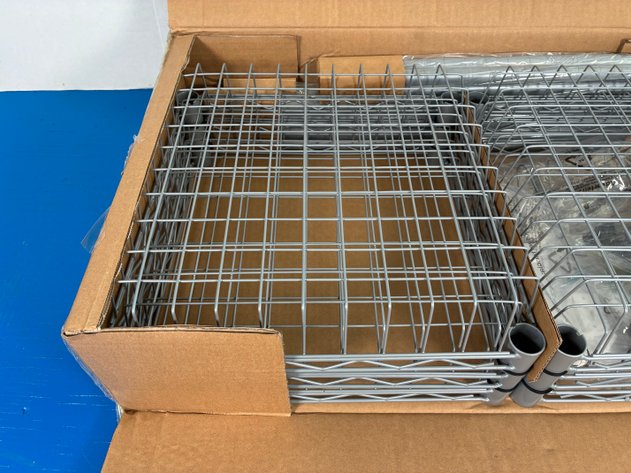 Image for FCH 6-tier Modern Silver Kitchen Wire Storage Shelf