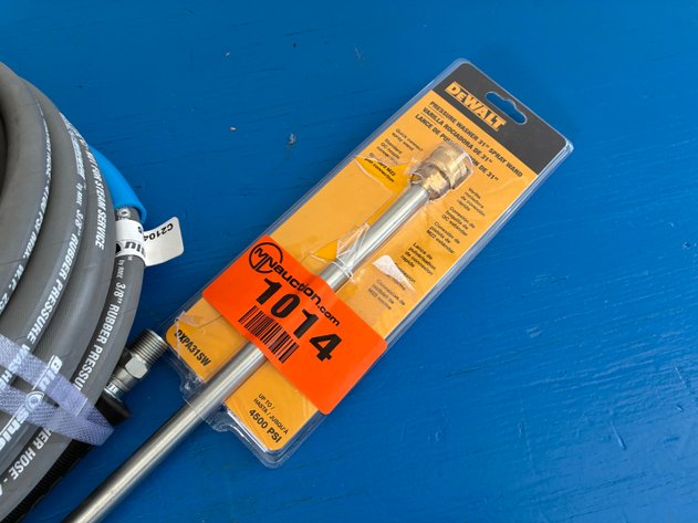 Image for BlueShield Pressure Washer Hose & Dewalt Spray Wand