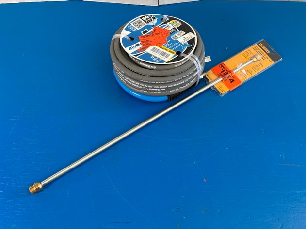 Image for BlueShield Pressure Washer Hose & Dewalt Spray Wand