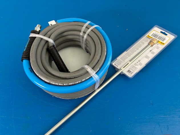Image for BlueShield Pressure Washer Hose & Dewalt Spray Wand