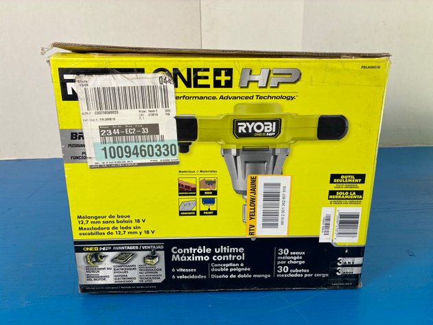 Image for RYOBI Tools ONE+ 18V HP 1/2 In. Brushless Cordless Mud Mixer (Tool Only)