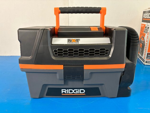 Image for Ridgid HD0318 3 Gallon 18-Volt Cordless Handheld NXT Wet/Dry Shop Vacuum (Tool Only) With Filter, Expandable Hose And Accessories