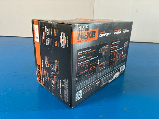 Image for Ridgid 18V NUKE SubCompact Brushless Cordless 2-Tool Combo Kit with Drill/Driver, Impact Driver, (2) Batteries & Charger