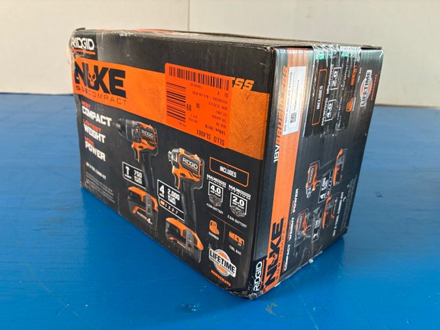 Image for Ridgid 18V NUKE SubCompact Brushless Cordless 2-Tool Combo Kit with Drill/Driver, Impact Driver, (2) Batteries & Charger