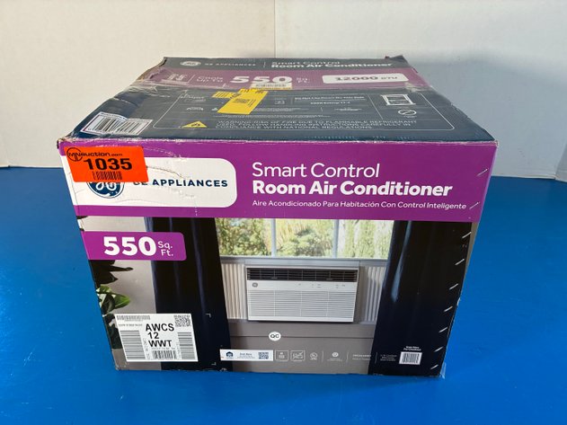 Image for 12,000 BTU 115-Volt Smart Window Air Conditioner For 550 Sq. Ft. In White AWCS12WWT