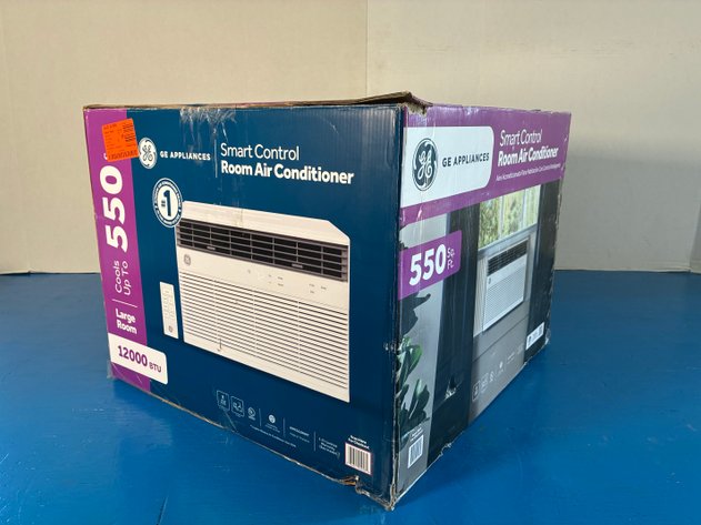 Image for 12,000 BTU 115-Volt Smart Window Air Conditioner For 550 Sq. Ft. In White AWCS12WWT