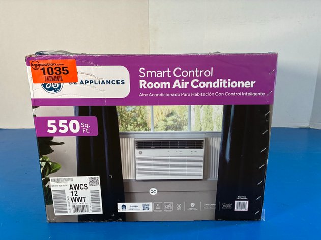 Image for 12,000 BTU 115-Volt Smart Window Air Conditioner For 550 Sq. Ft. In White AWCS12WWT