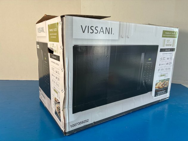 Image for Vissani 1.7 Cu. Ft. 1000-Watt Over The Range Microwave In Black