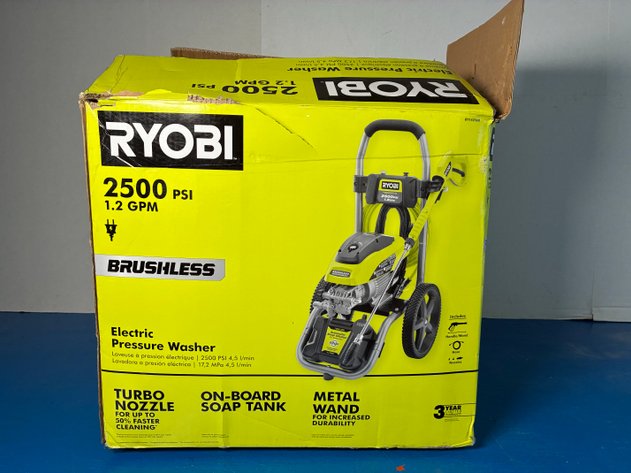 Image for RYOBI Tools 2500 PSI 1.2 GPM High Performance Cold Water Electric Pressure Washer