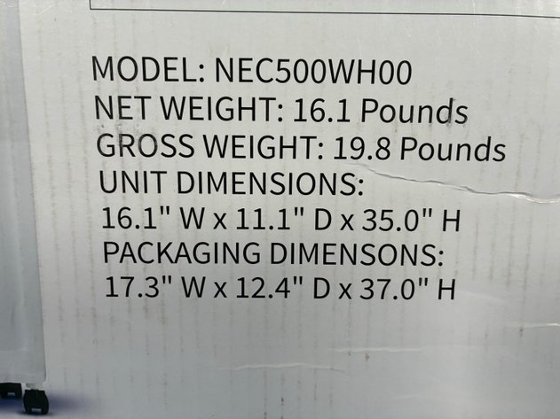 Image for NewAir 500 CFM Evaporative Oscillating Cooler - White